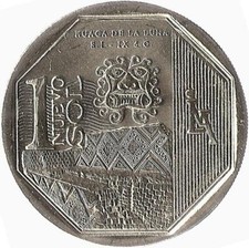 Peru 1 Nuevo Sol 2014 "Huaca