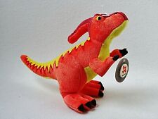 Nicotoy Dinosaurier ? orange gelb Dino Stofftier Plüschtier Kuscheltier (T187)