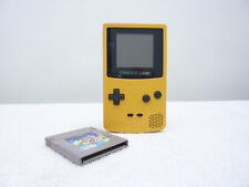 Nintendo Gameboy Color Handheld-Spielkonsole (CGB-001) | Gelb + 1 Spiel  - Rar !