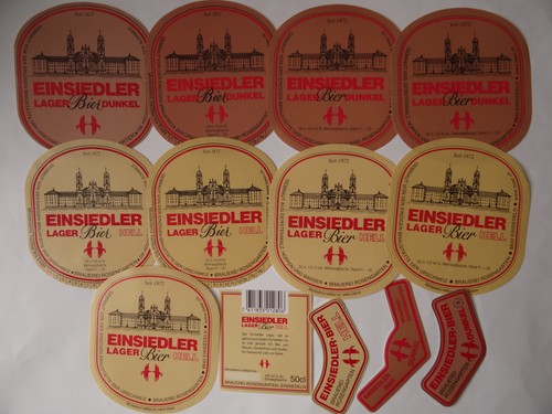 Bier etiketten einsiedler - 9, bier-etiketten