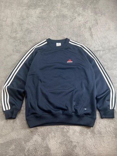 Adidas sweatshirt vintage navy - adidas,