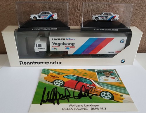 Herpa bmw team lindner lkw - m3,