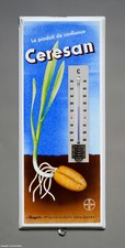 ALTES Emailschild Thermometer