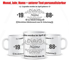 PERSONALISIERTE TASSE Legenden