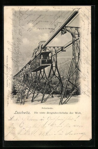 Dresden loschwitz die - ak, dresden-loschwitz,