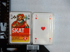 Skatkarten 2 Stück unbespielt  OVP  NEU Sammler Berliner Spielkarten Werbung