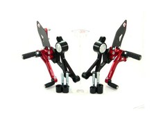 Einstellbare Fussrastenanlage