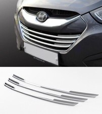 ZUBEHÖR FÜR HYUNDAI ix35 2009-2016 CHROM TUNING GRILL KÜHLERGRILL LEISTEN