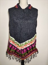 Alpaka Poncho Umhang Herren