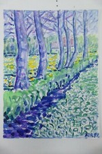 Wilhelm Klußmann Aquarell