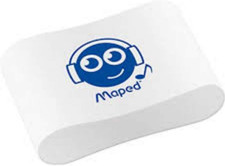 Mini Radiergummi Smiley PVC-frei weich Design Schulbedarf