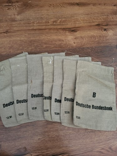 Geldsäcke deutsche bundesbank - deutsche,