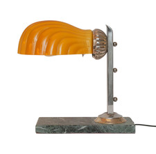 Original Art Déco Schreibtischleuchte "CHICAGO SHELL" 1930 Tischlampe
