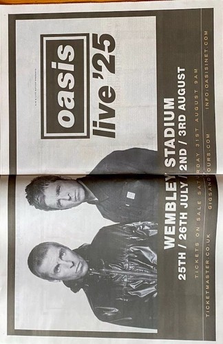 Oasis live reunion - oasis, tour