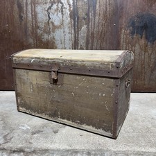 Antike runddeckeltruhe 1900 - antike, um
