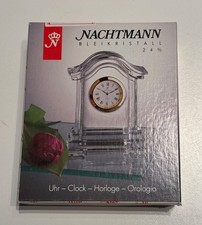 NACHTMANN Bleikristall Tischuhr, neu in Originalverpackung