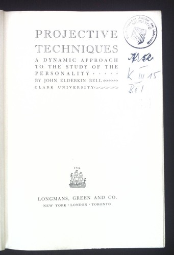 Projective techniques a - techniques.,