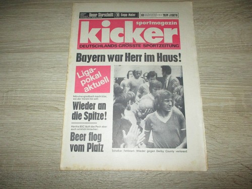 Kicker 1972 72 - kicker, 63/72
