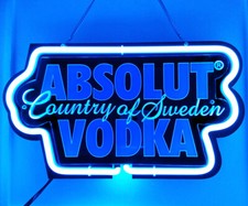 Absolut Vodka 3D Carved 14"