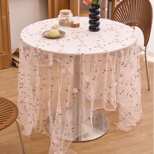 Spitze tischdecke mit - spitze,