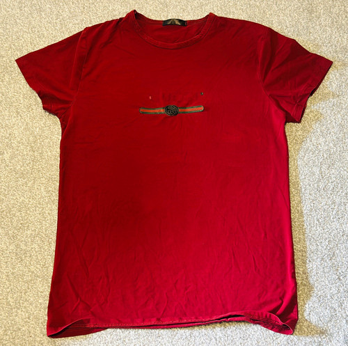 Gucci rotes herren shirt - rotes, t-shirt