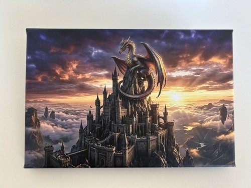 Fantasy leinwandbild drache - fantasy,