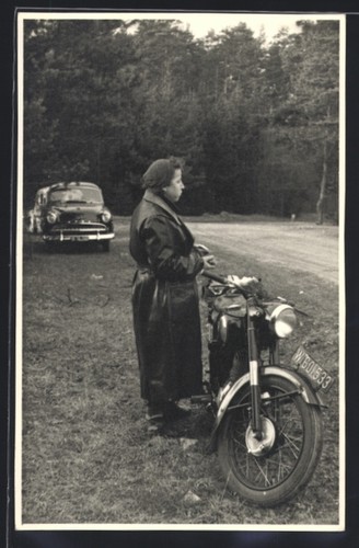 Foto motorrad puch - foto-ak, mit