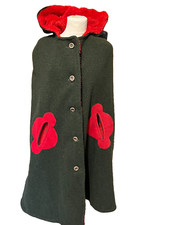 W!   Cape  !  Wolle Damen Mantel Poncho Cape , Gr. 38/40 warm