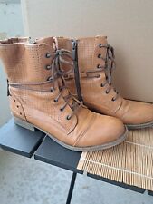 Mustang Stiefeletten Braun/Cognac 37 Damen