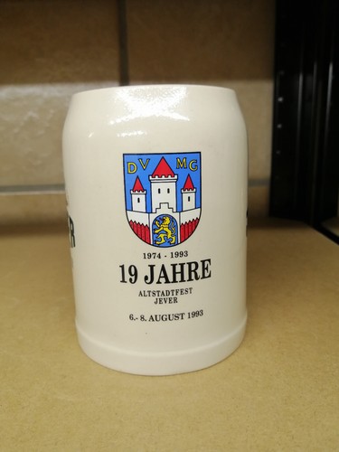 Jever bierkrug seidel keramik - bierkrug,