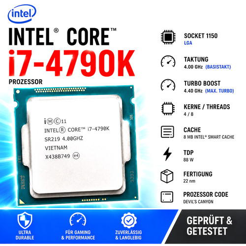 Intel core 4790k cpu - core,