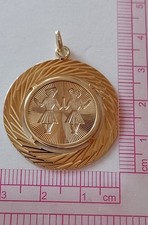 Goldanhänger Sternzeichen Zwillinge 585er/ 14kt   5,1g