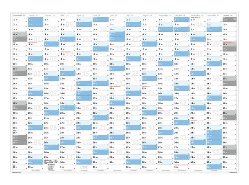 Xxl wandkalender gerollt - wandkalender,