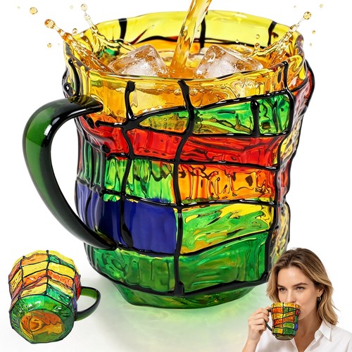 Bemalte buchtasse - 3d-bemalte,