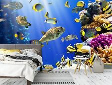 3D Ozean Fische Q7004 Tapete