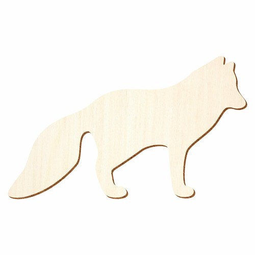 Holz polarfuchs 3 50cm - polarfuchs, 3-50cm