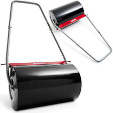 Rasenwalze Gartenwalze Handwalze Metall 50cm 40L Rasen Acker Roller Walze