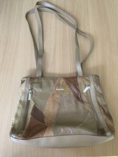 Handtasche Tasche Mit Tragegriff Braun Verschiedene Töne Stefano