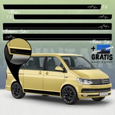 Bus Seiten-Streifen Aufkleber-Set, komp. m. VW T5-6 - Mountain O kurzer Radstand