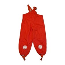 Regenhose Matschhose Überziehhose 110 116 Orange von Tschibo Kids Kinder