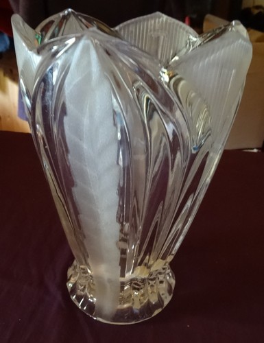 Vase bleikristall groß - vase,