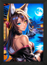 Kitsune Anime Girl in Spa