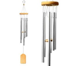 	Windspiele Chimes Metall Wind Chimes Klangspiel 6 Rohre Draußen Windspiele D...