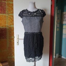 Schwarz Weiß Spitze