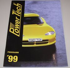 Auto Prospekt Power Tech Programm Alufelgen Sportfahrwerk Zubehör Auspuff 1999