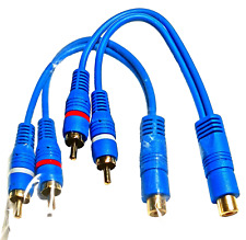 2Stück RCA Cinch Splitter Y