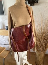 Ledertasche weinrot