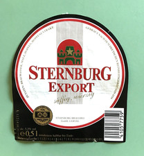 Bieretikett - Beer Label , Brauerei STERNBURG , Leipzig / Sachsen  #1765#
