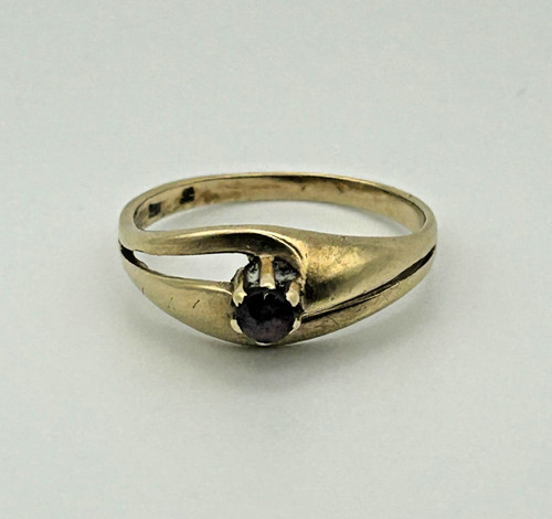 Ring goldring 333er gold - ring, roter