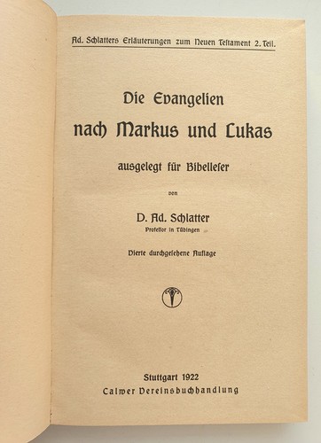 Adolf schlatter - adolf,